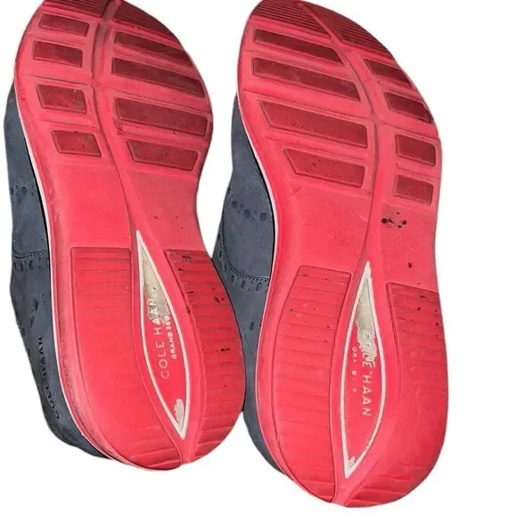 Cole Haan Grand 360 Gray Suede Shoes Size 10 1/2 M - Picture 6 of 7